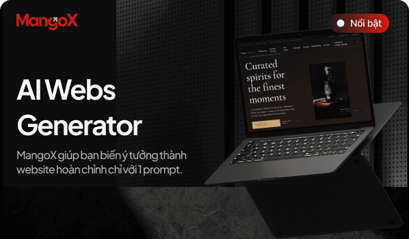 Tạo website bằng AI — từ mô tả đến online