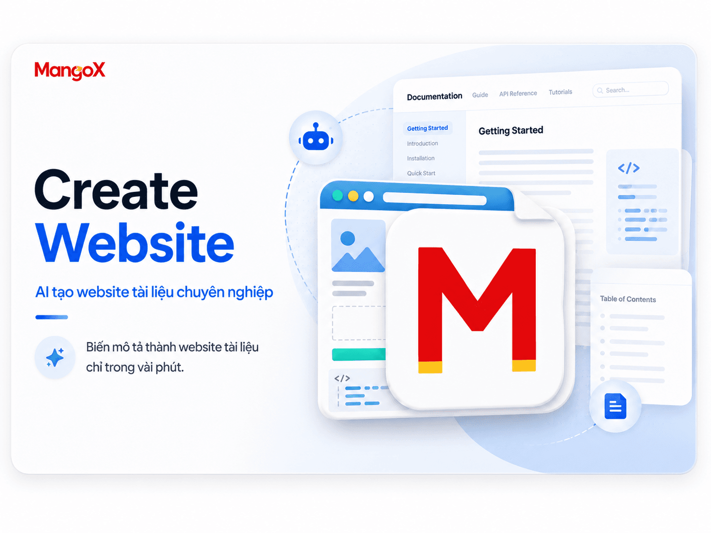 MangoX Create Website